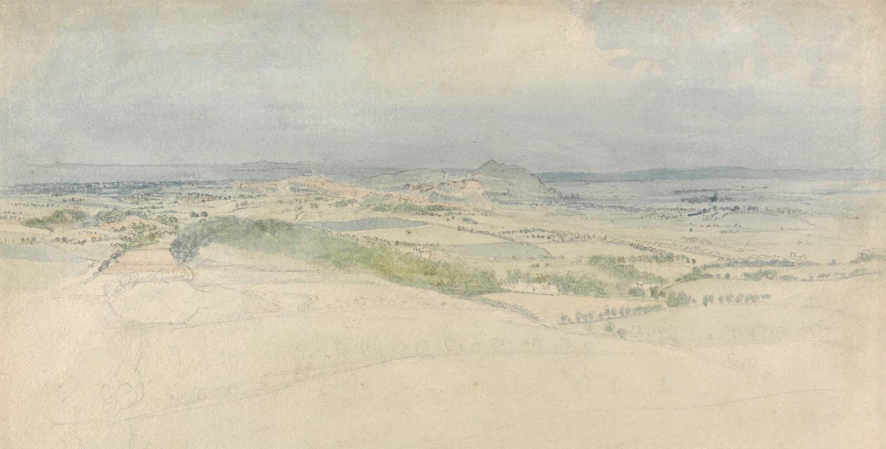 Edinburgh'a Uzaktan Bir Bakış by Thomas Stothard