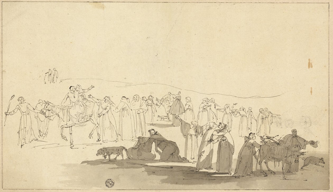 Canterbury Hacıları by Thomas Stothard