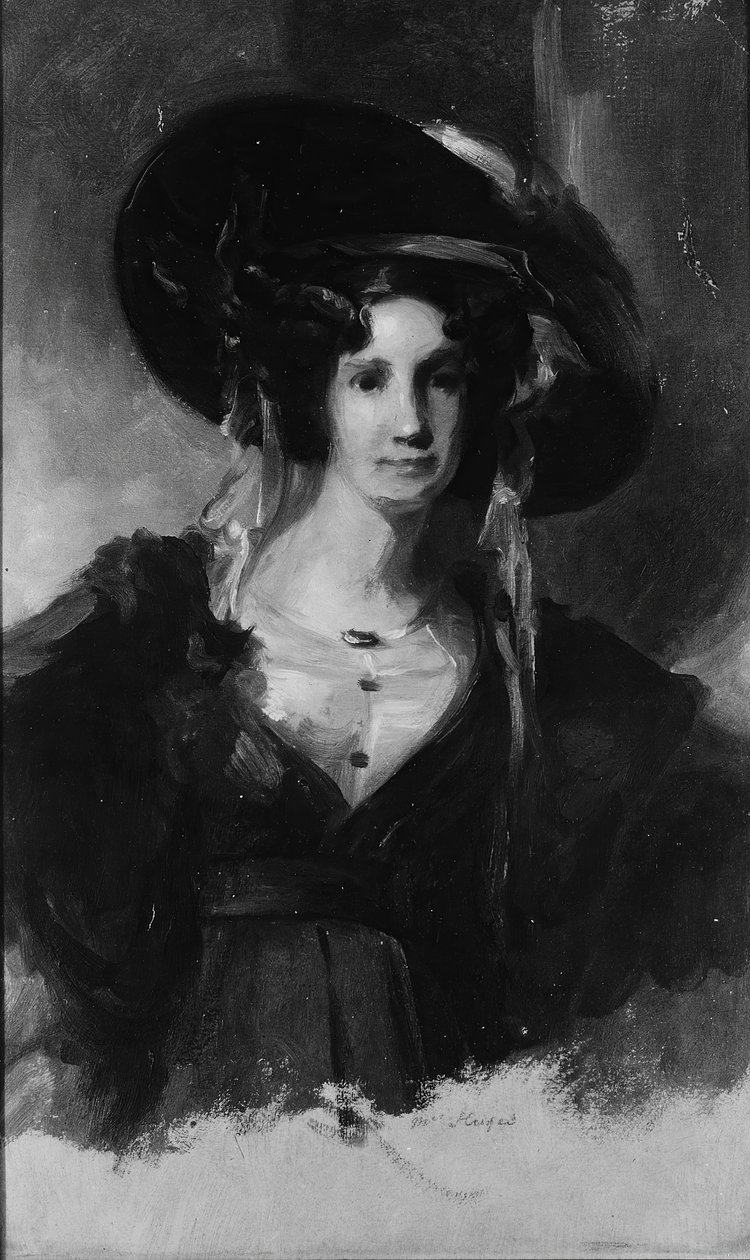 Bayan Hughes, yaklaşık 1830. by Thomas Sully