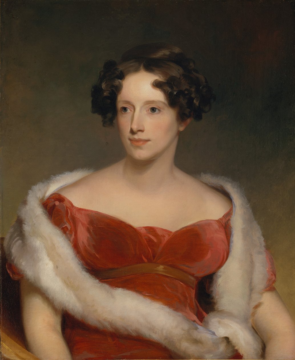Bayan John Biddle Eliza Falconer Bradish, 1818. by Thomas Sully