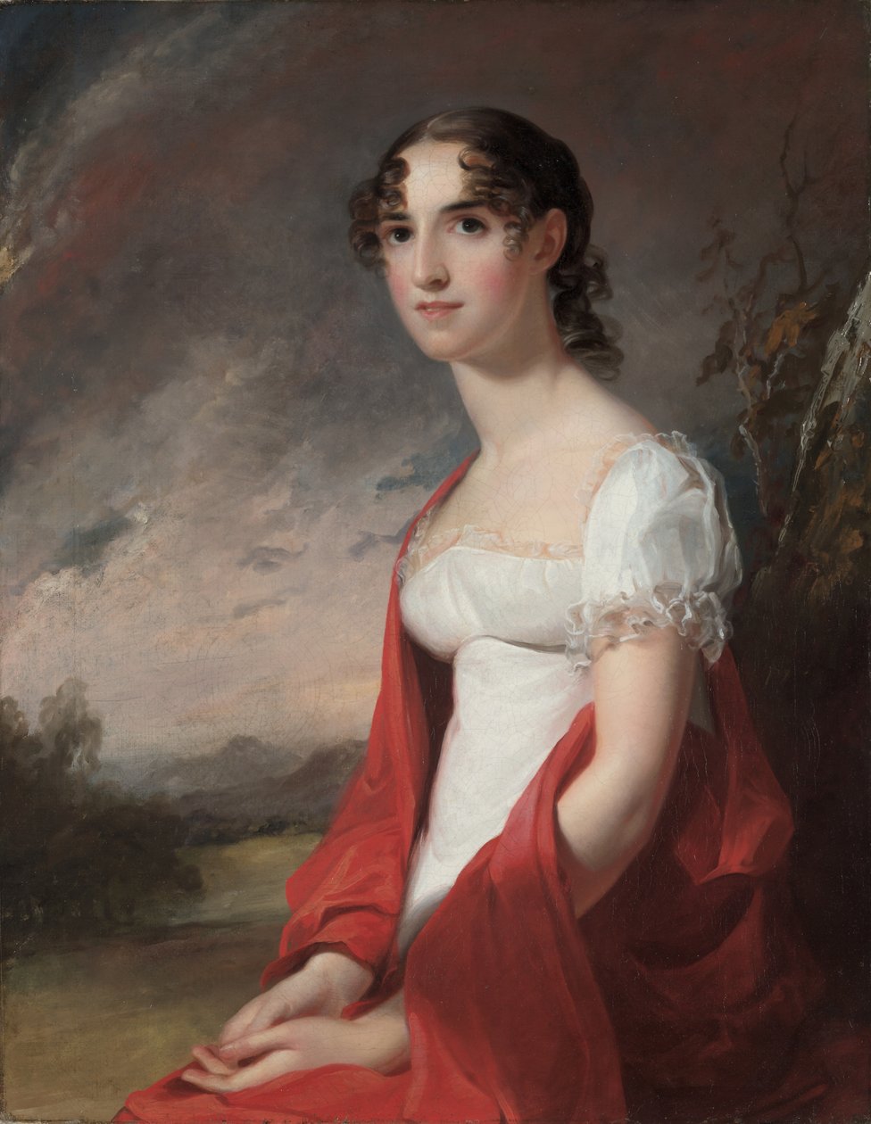 Mary Sicard David'in Portresi by Thomas Sully