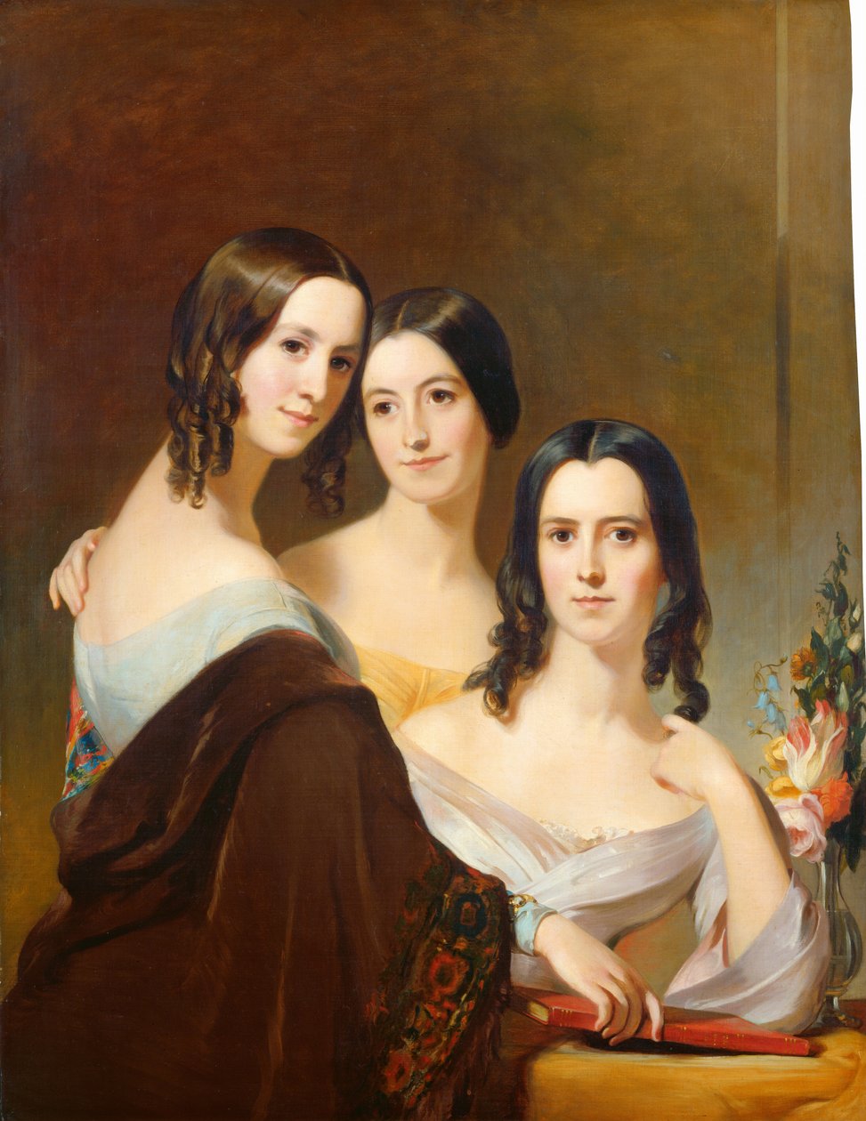 Coleman Kızkardeşler, 1844. by Thomas Sully
