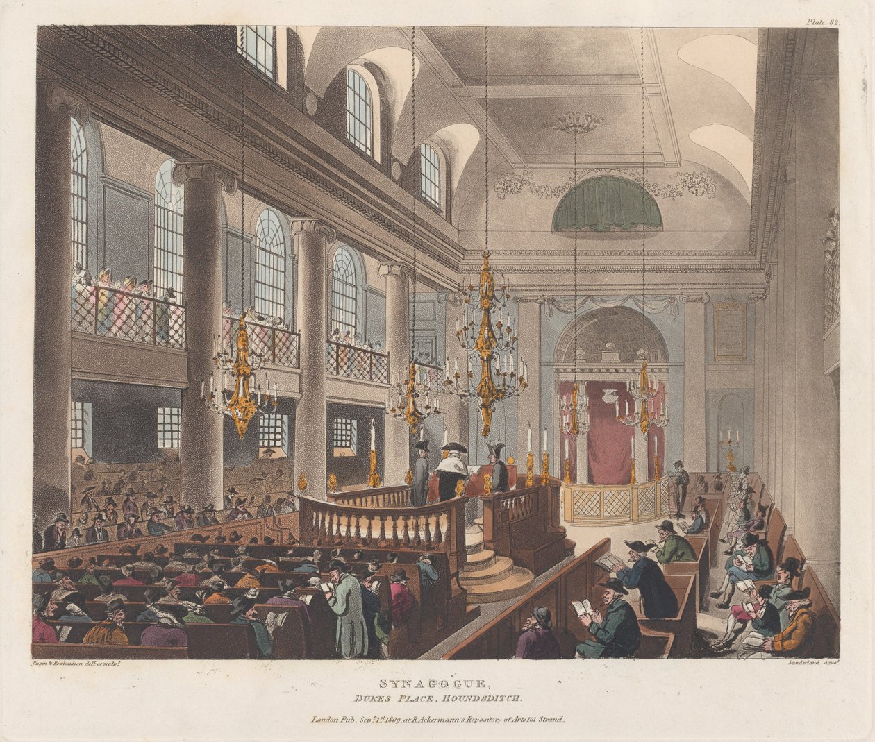 Sinagog, 1 Eylül 1809., 1 Eylül 1809. by Thomas Sutherland
