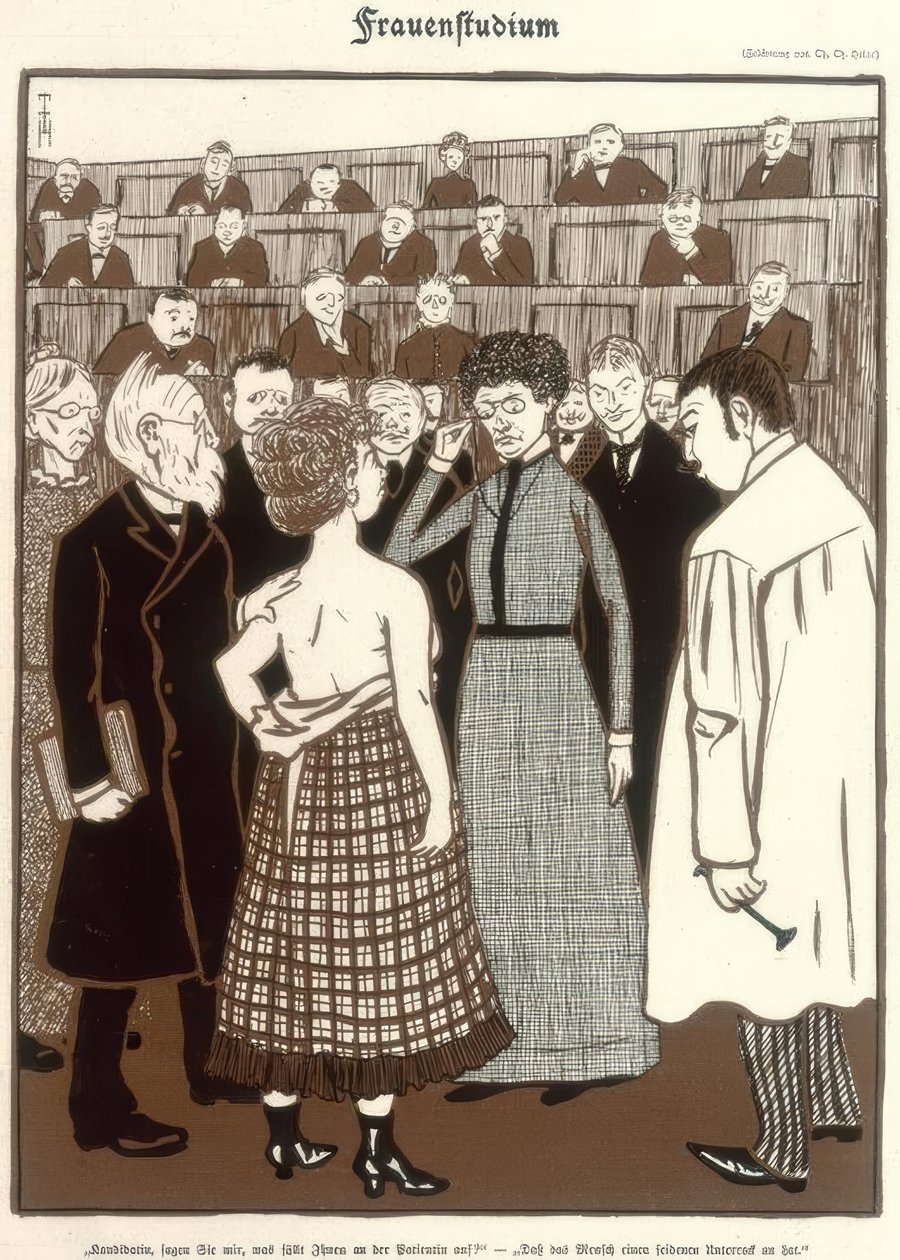 Kadınların çalışmaları by Thomas Theodor Heine