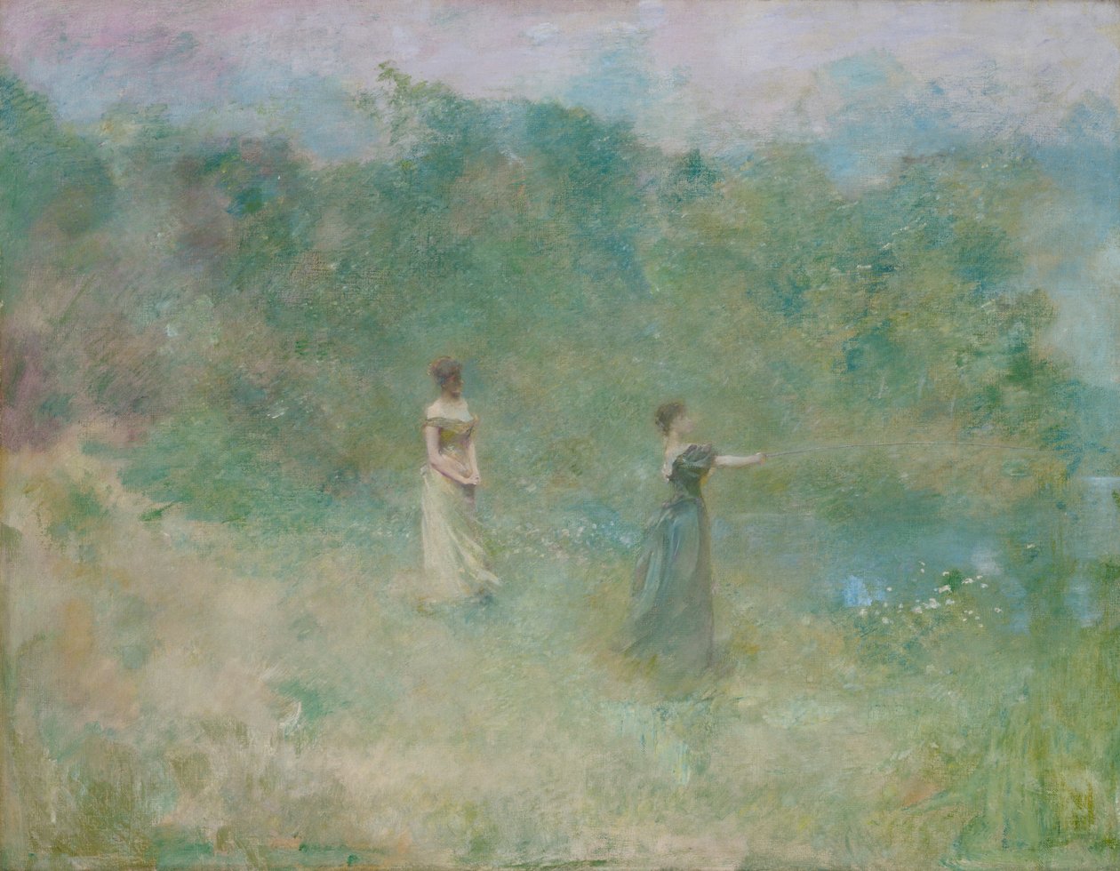 Yaz, ca. 1890. by Thomas Wilmer Dewing
