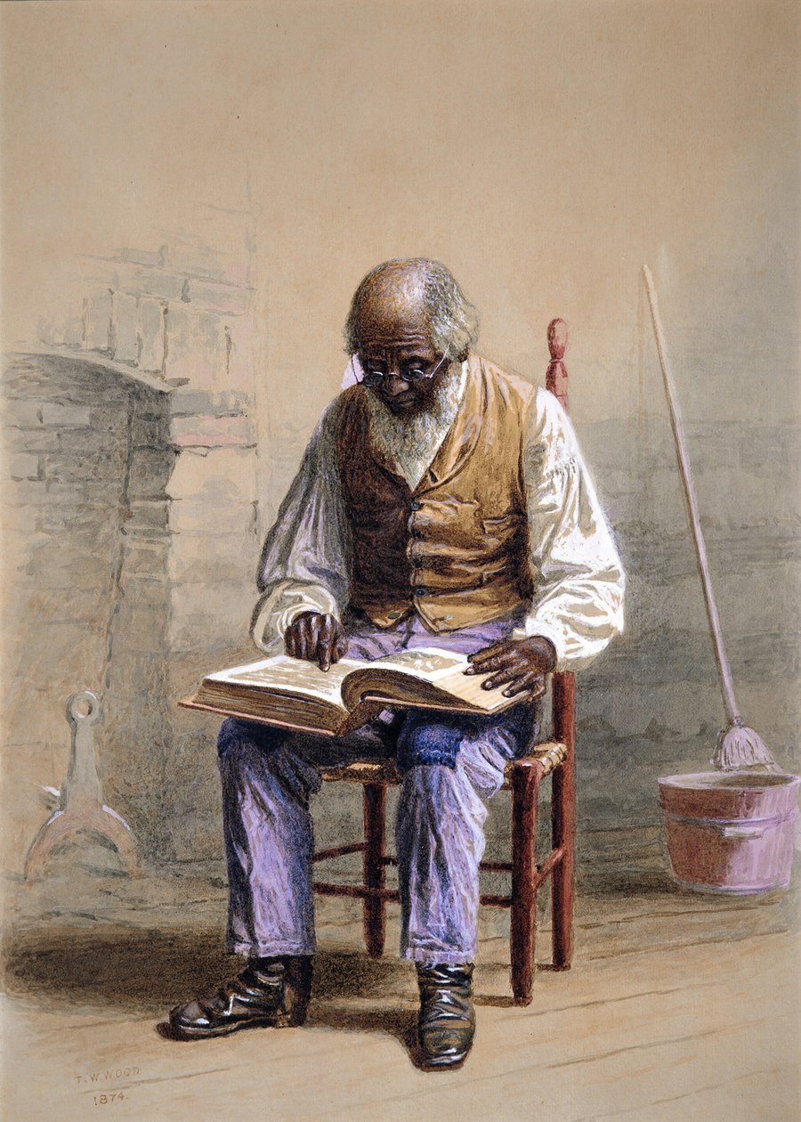 Kutsal Yazıları Okumak, 1874. by Thomas Waterman Wood