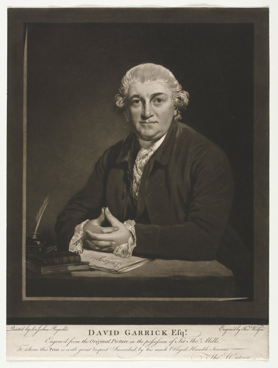 David Garrick, 1779. by Thomas Watson