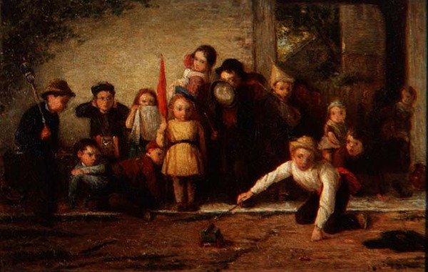 Topçu Tatbikatında Gönüllüler by Thomas Webster