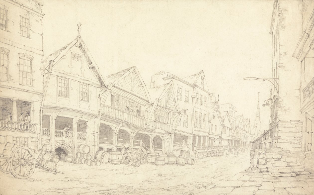 Watergate Caddesi, Chester by Thomas Webster