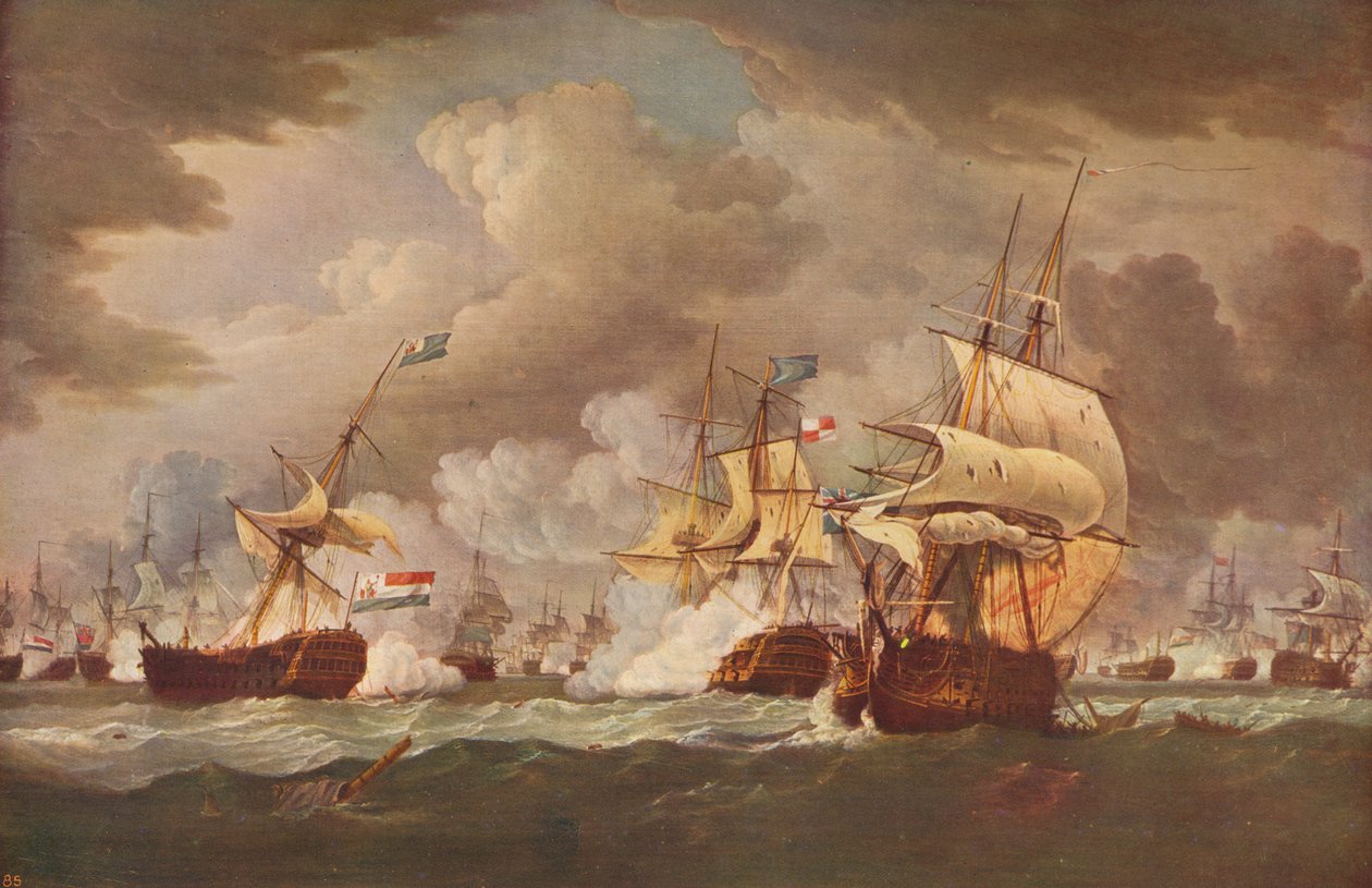 Camperdown Savaşı, c1800 by Thomas Whitcombe