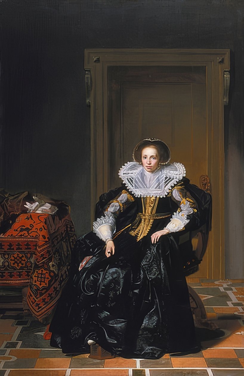Bir Hanımefendinin Portresi. 1632 by Thomas de Keyser