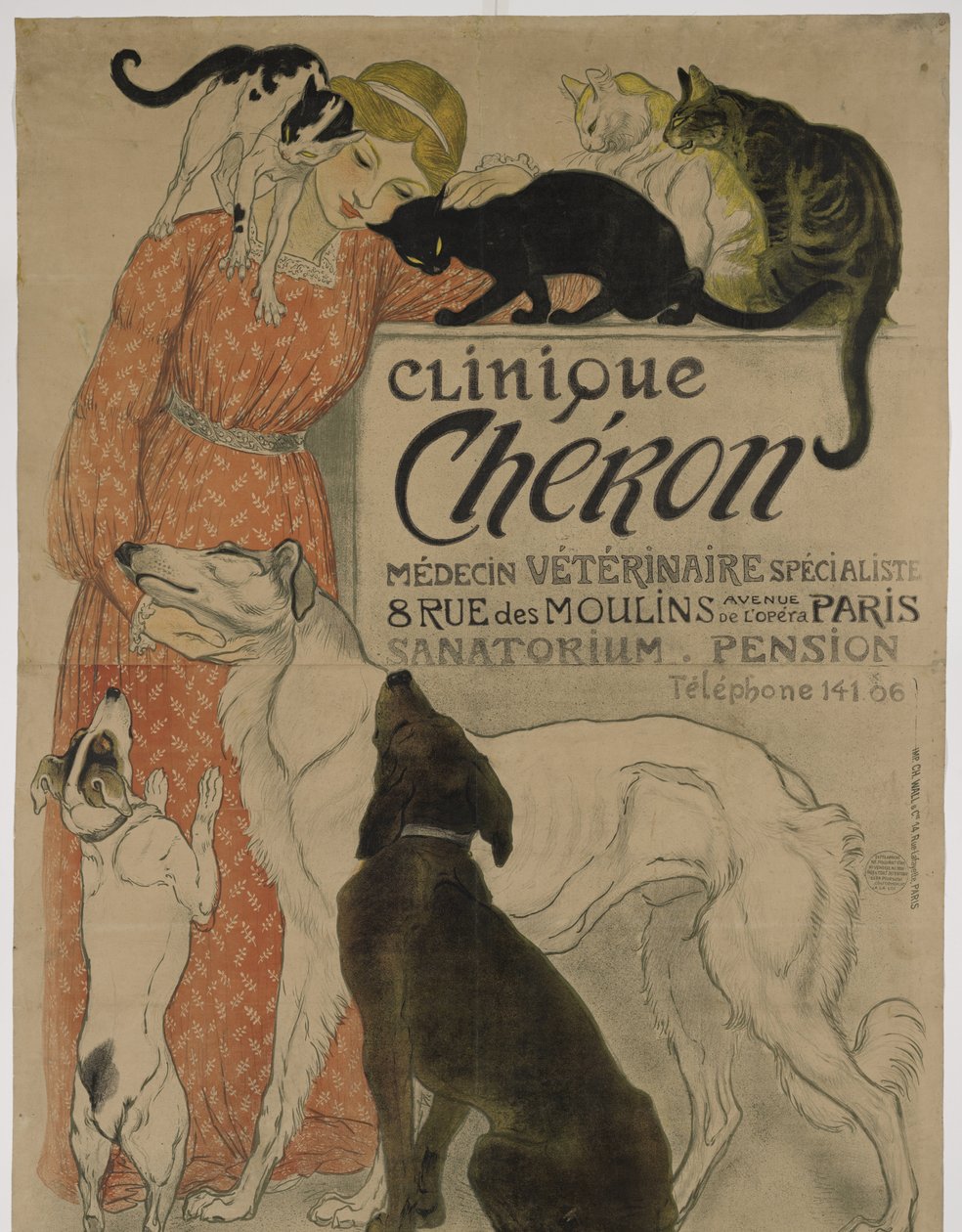 Cheron Kliniği by Théophile Alexandre Steinlen