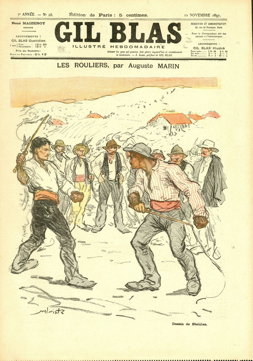 “Gil Blas”ın Kapağı by Théophile Alexandre Steinlen