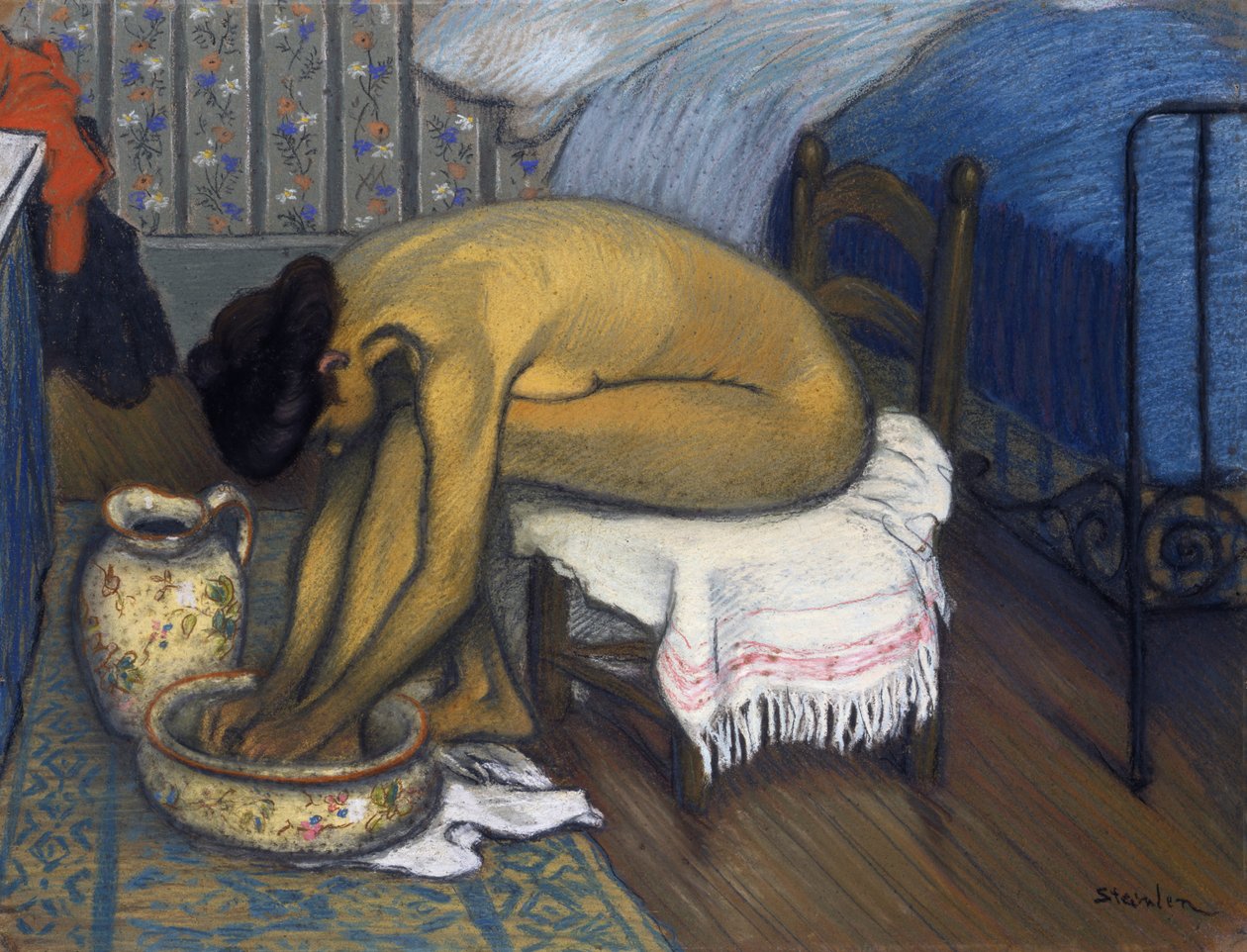 Hamam, 1902 by Théophile Alexandre Steinlen