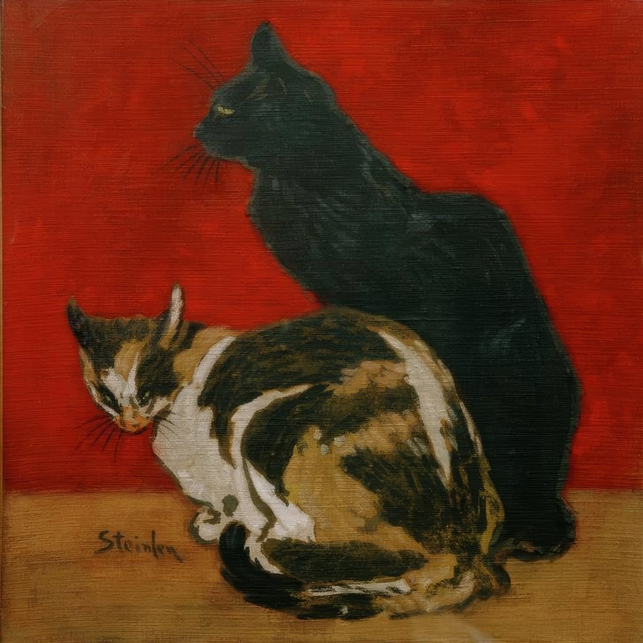 Kediler by Théophile Alexandre Steinlen