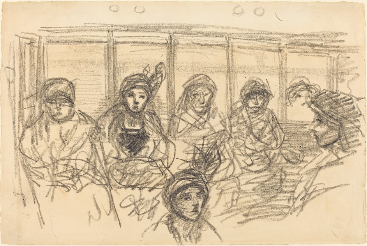 Metroda Biniciler, c. 1890. by Théophile Alexandre Steinlen