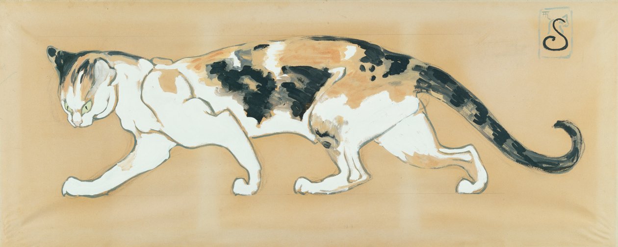 Kedi by Théophile Alexandre Steinlen