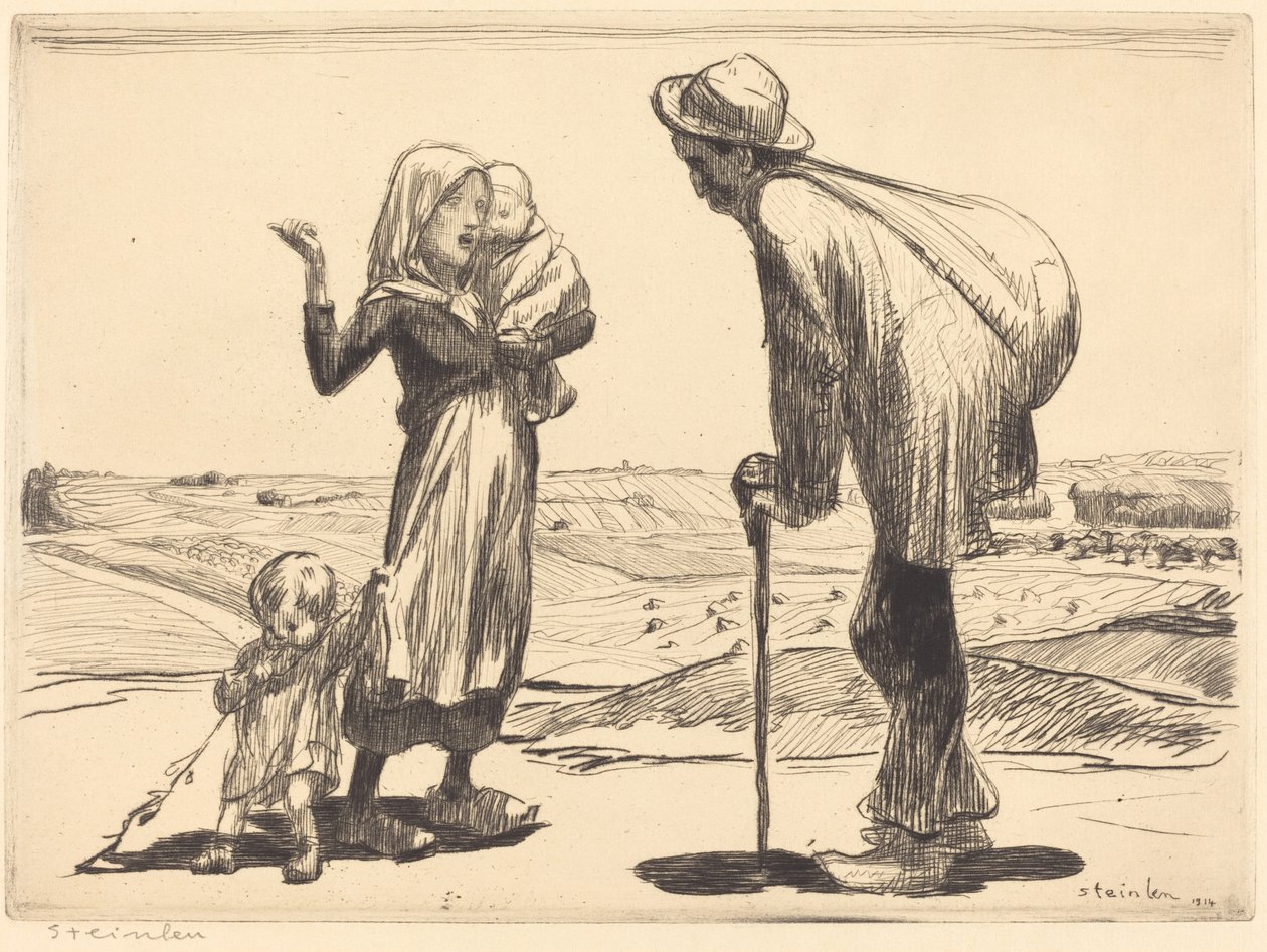 Uzak Şehir by Théophile Alexandre Steinlen
