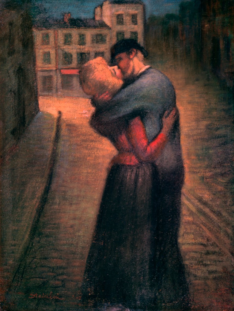 Öpücük, c1879-1923 by Théophile Alexandre Steinlen