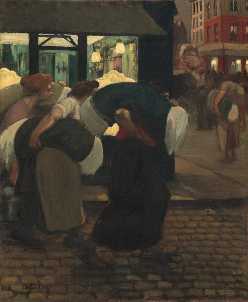 Çamaşırcılar by Théophile Alexandre Steinlen