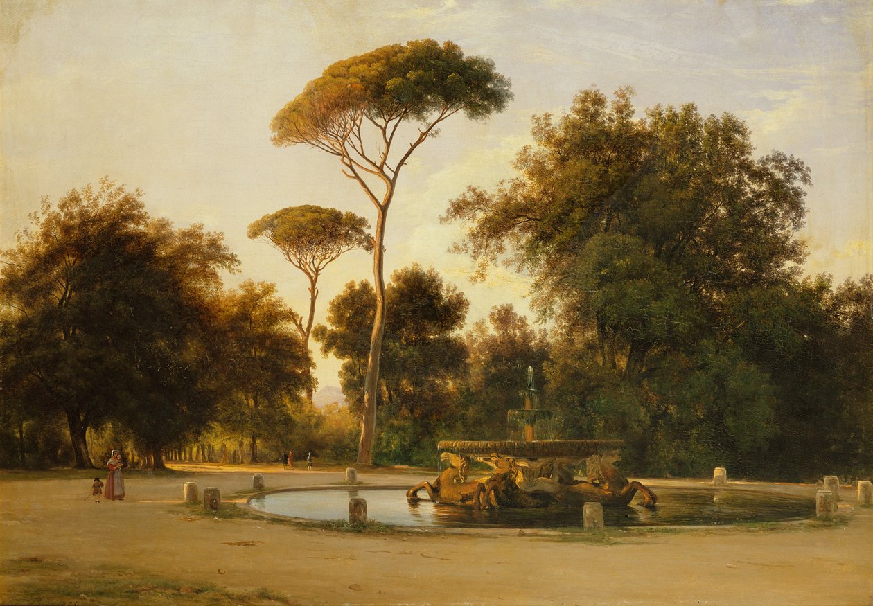 Monte Pincio Roma by Thorald Brendstrup