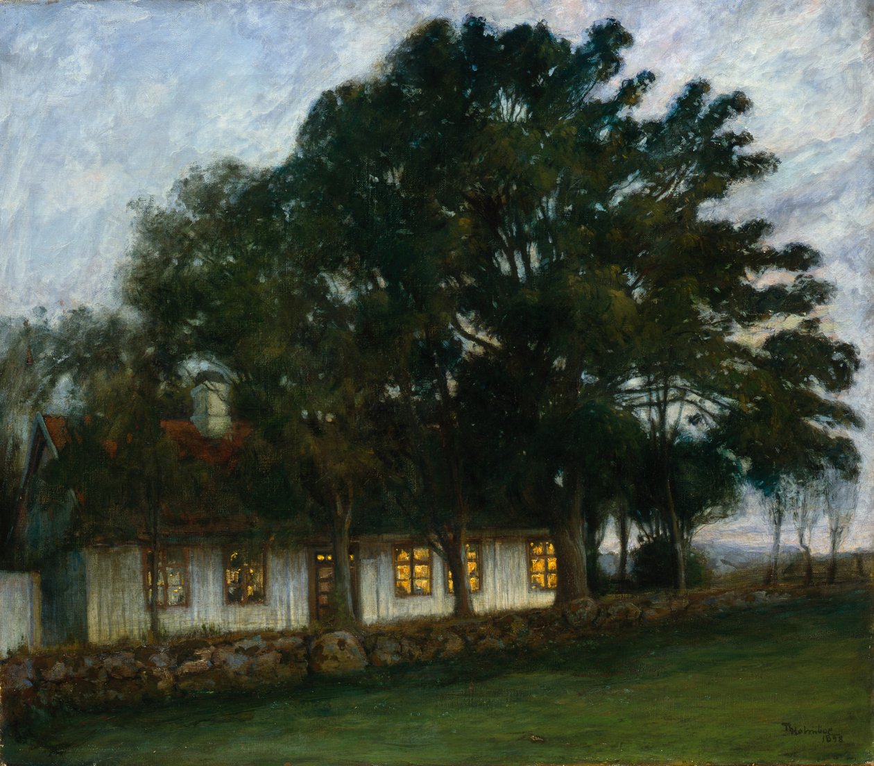 Akşam atmosferi by Thorolf Holmboe