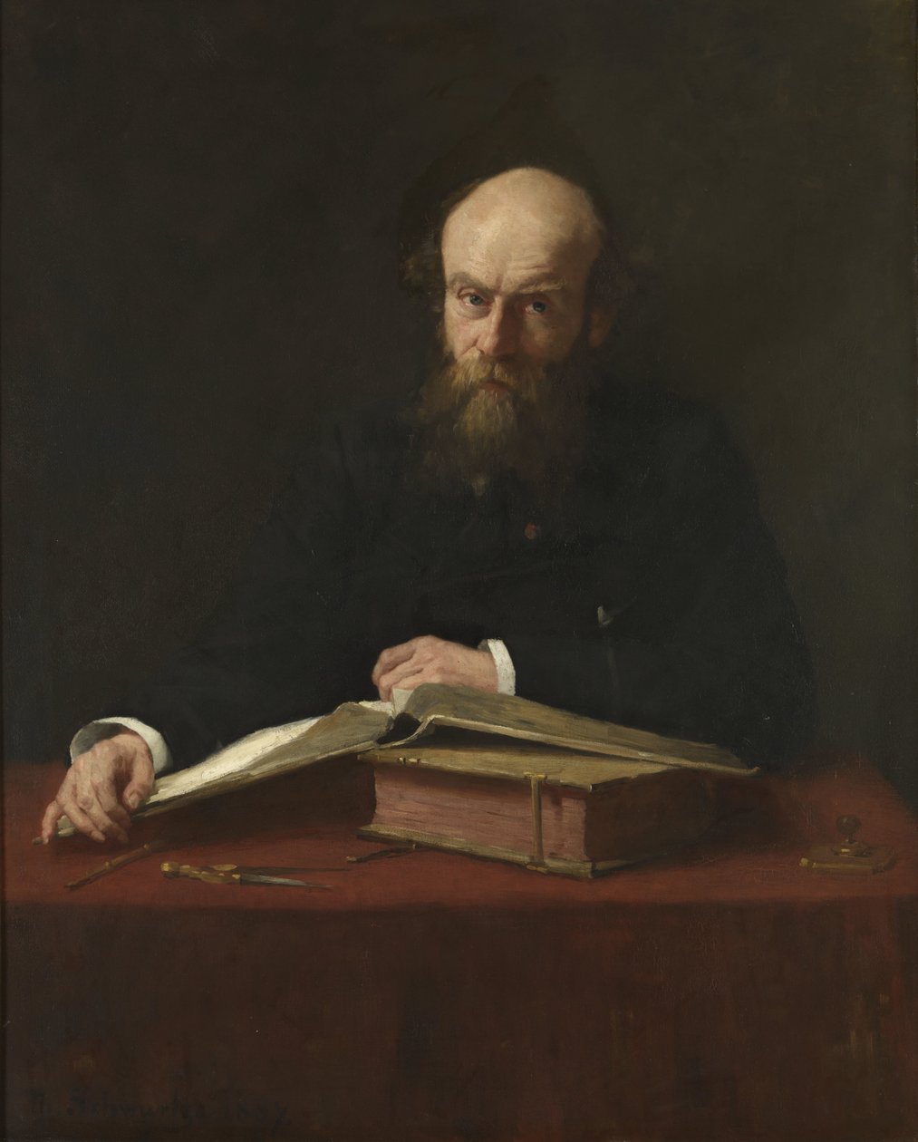 Dr. PJH Kuperler (1827-1921) by Thérèse Schwartze