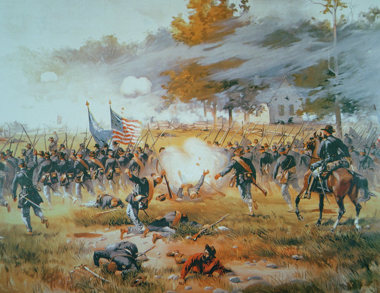 Antietam Savaşı by Thure de Thulstrup