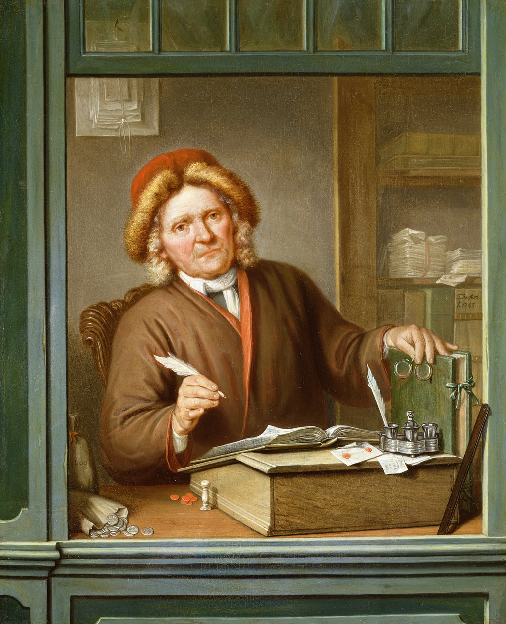 ಎ ಟ್ಯಾಕ್ಸ್ ಕಲೆಕ್ಟರ್, 1745 ಟರ್ಕ್ by Tibout Regters