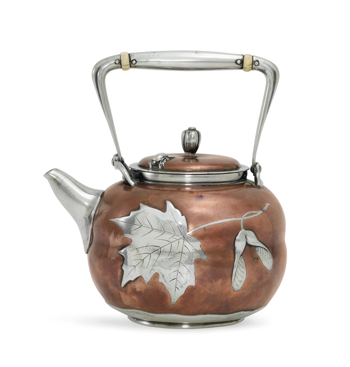 Çaydanlık, c.1880 (gümüş ve bakır) by Tiffany and Company