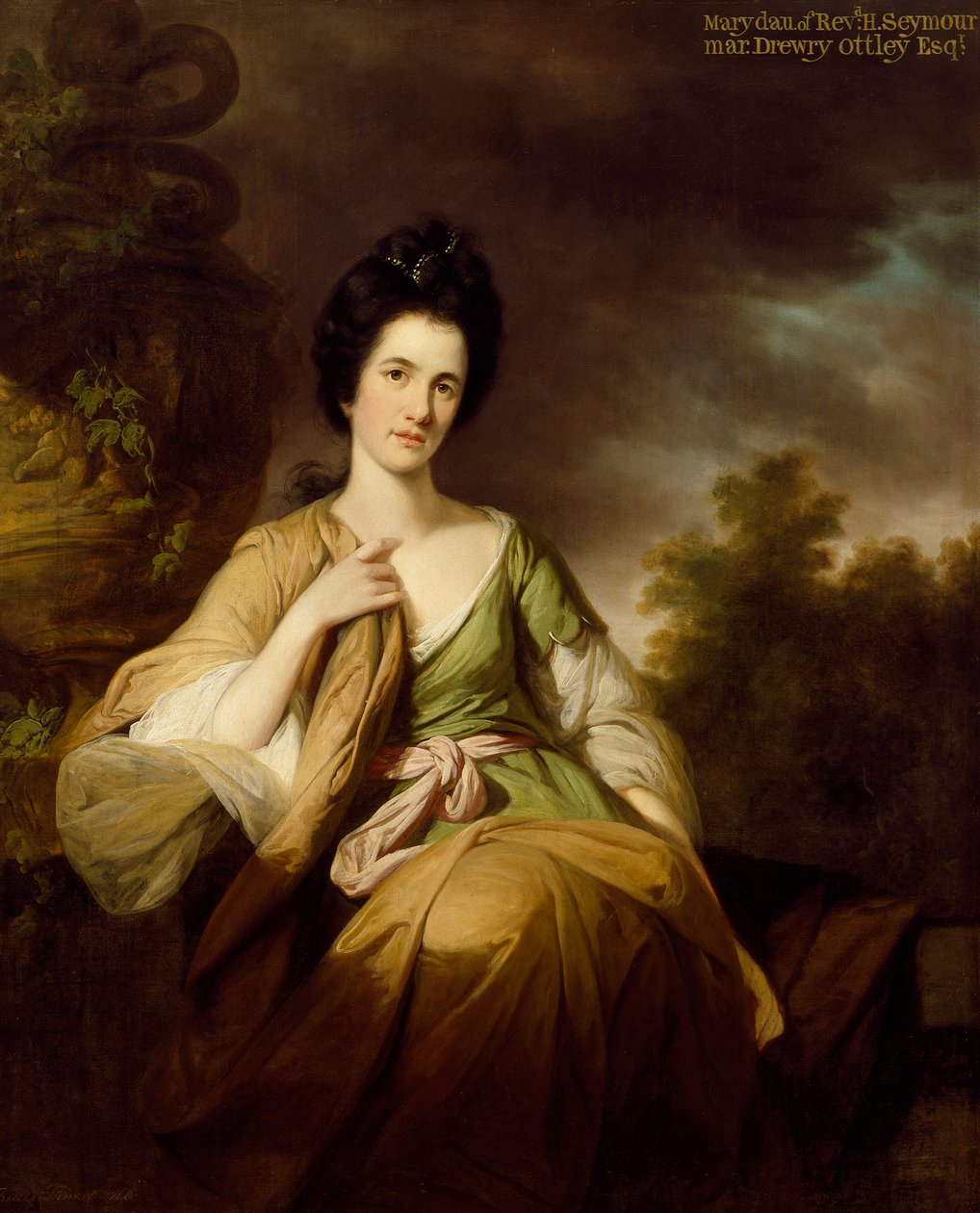 Bayan Drewry Ottley, 1768 by Tilly Kettle