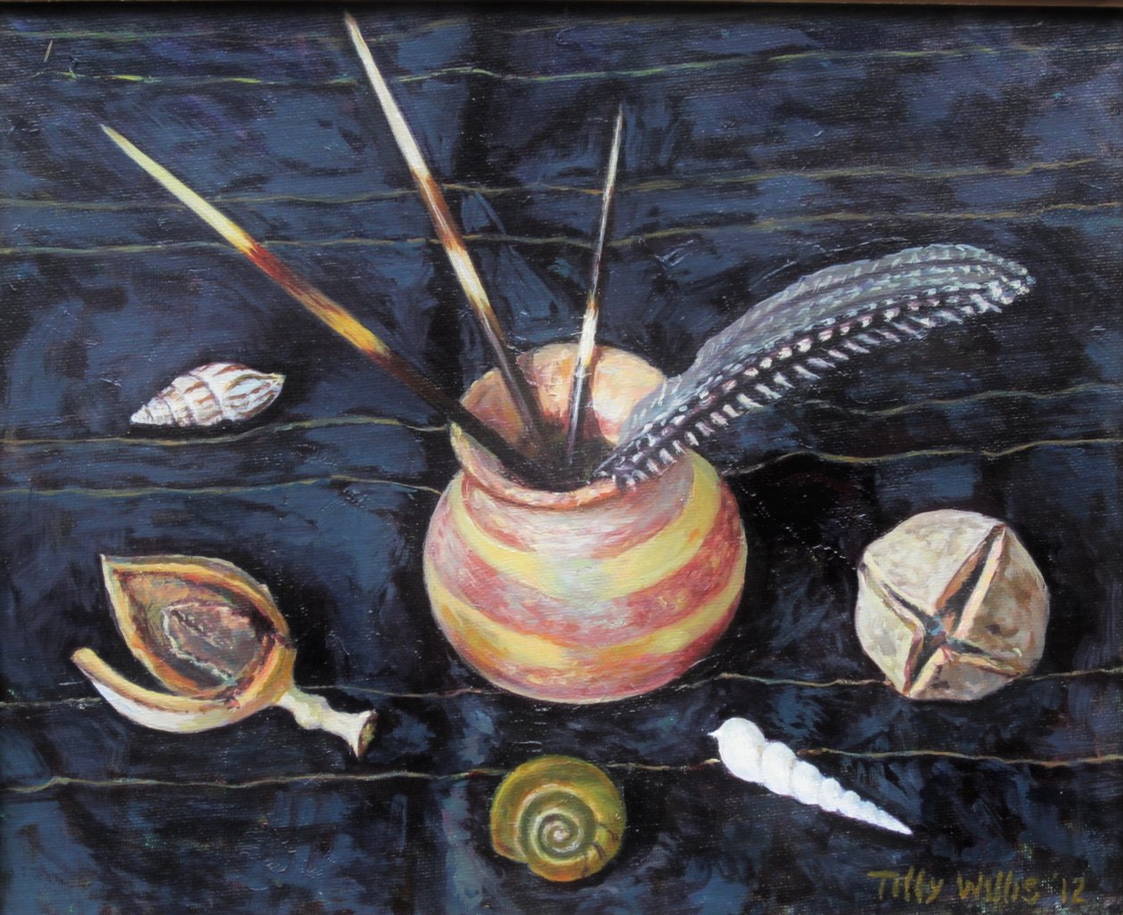 Tencere ve Bakla 2012 (petrol) by Tilly Willis