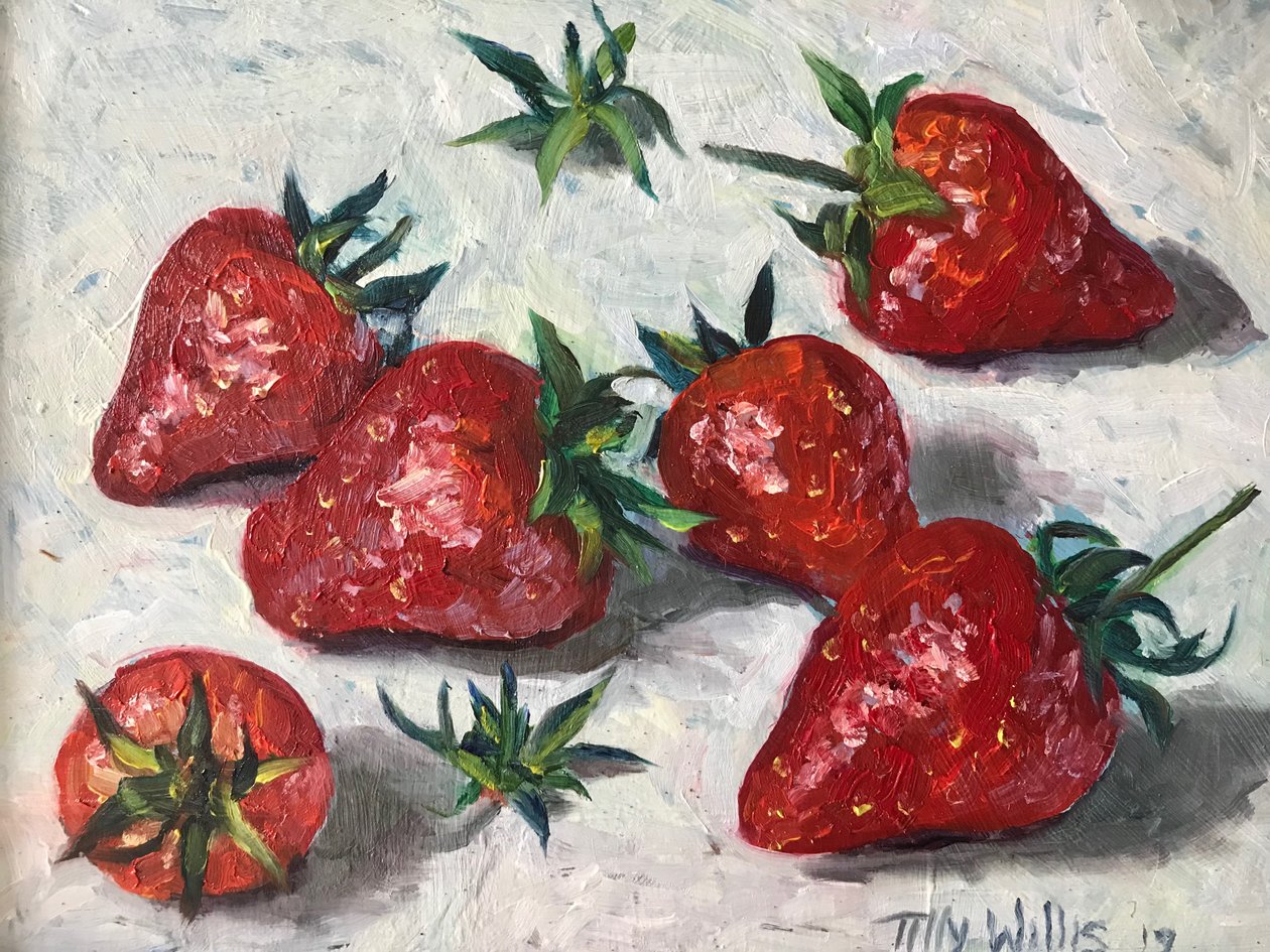 Çilek 2019 (yağ) by Tilly Willis