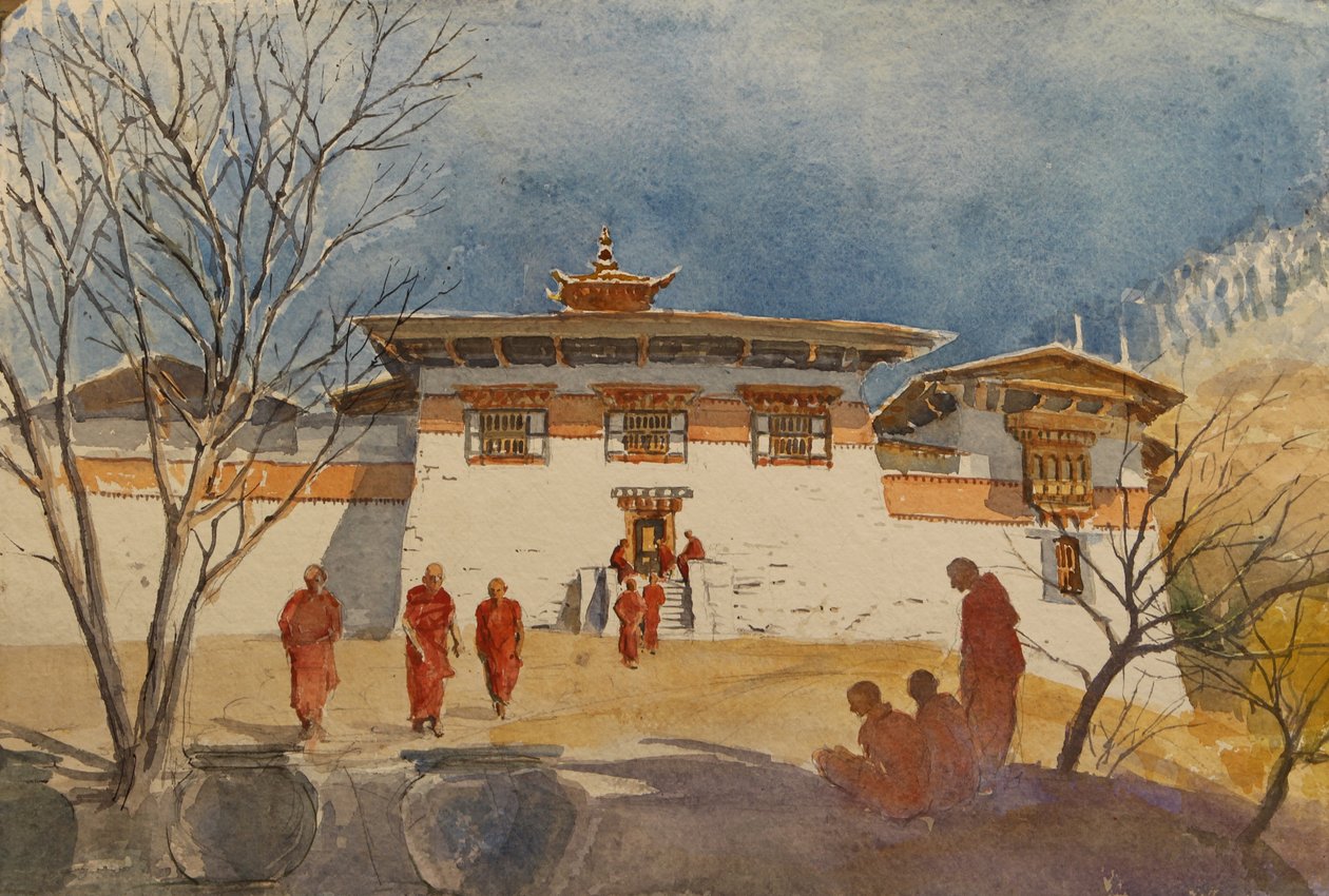 Simtokha Dzong by Tim Scott Bolton