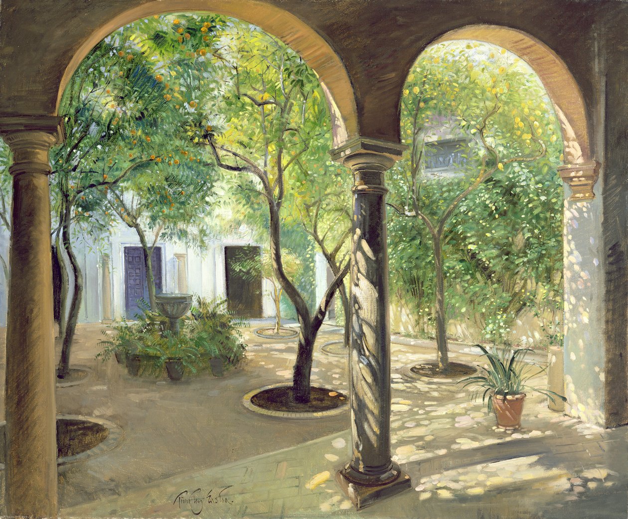Gölgeli Avlu, Vianna Sarayı, Cordoba by Timothy Easton