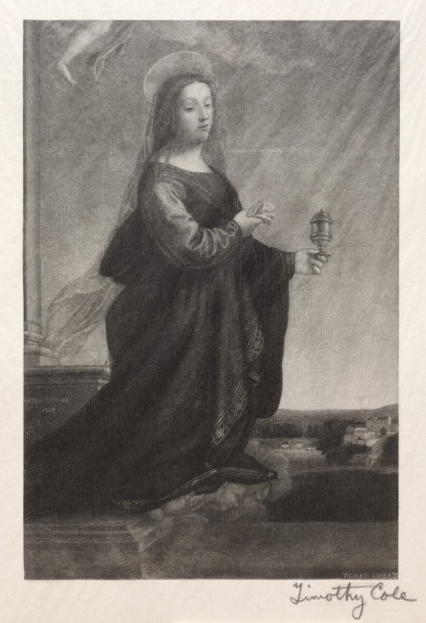 Eski İtalyan Ustalar: Mary Magdalen, 1889. by Timothy Cole