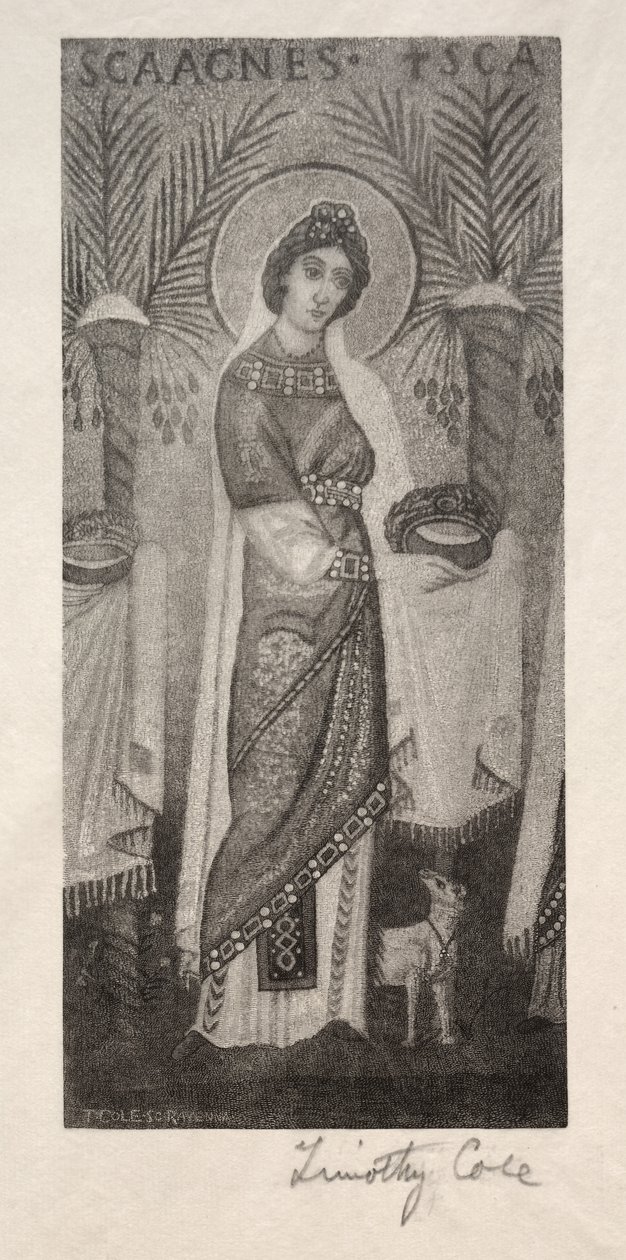 Eski İtalyan Ustalar: St. Agnes, 1888-1892. by Timothy Cole