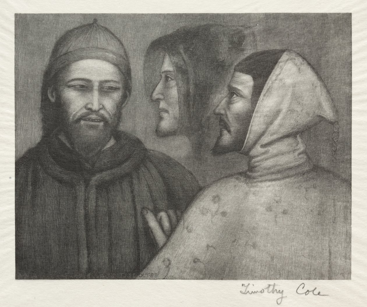 Eski İtalyan Ustalar: Üç Kafa, 1885. by Timothy Cole