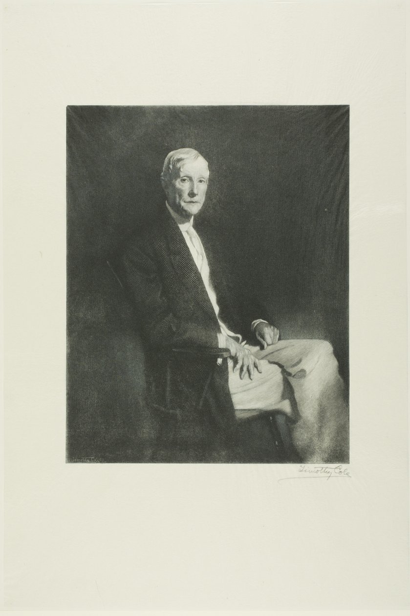 John D. Rockefeller'ın Portresi by Timothy Cole