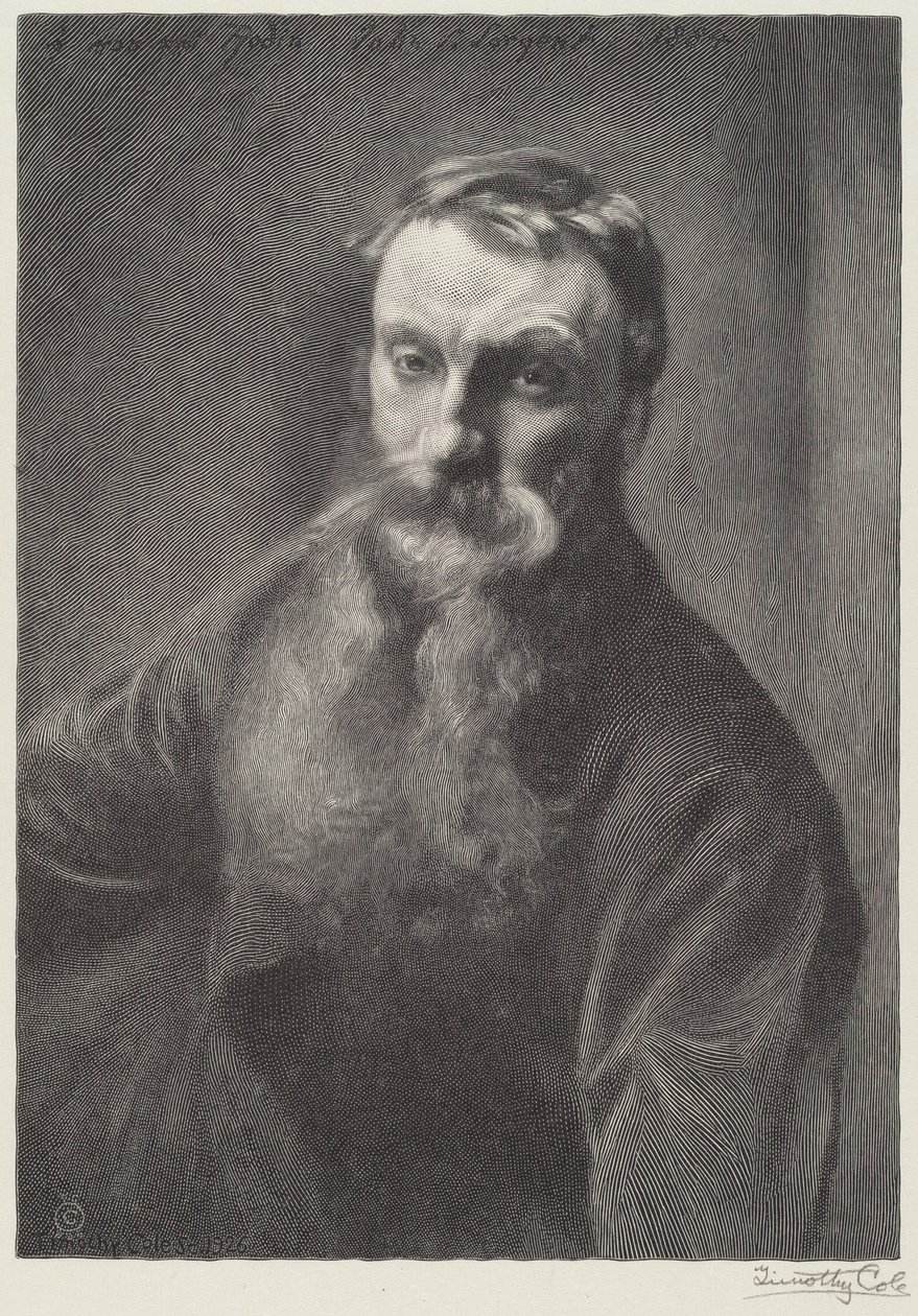 Rodin by Timothy Cole after John Singer Sargent