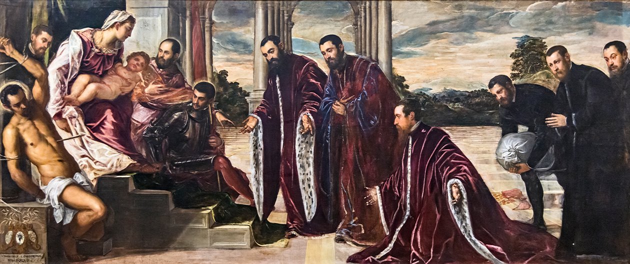Our Lady of the CamerlenghiFrançais: Our Lady of the Camerlenghi by Tintoretto