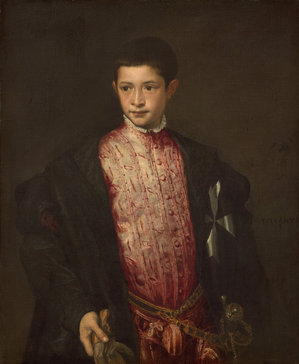 Ranuccio Farnese by Tiziano Vecelli