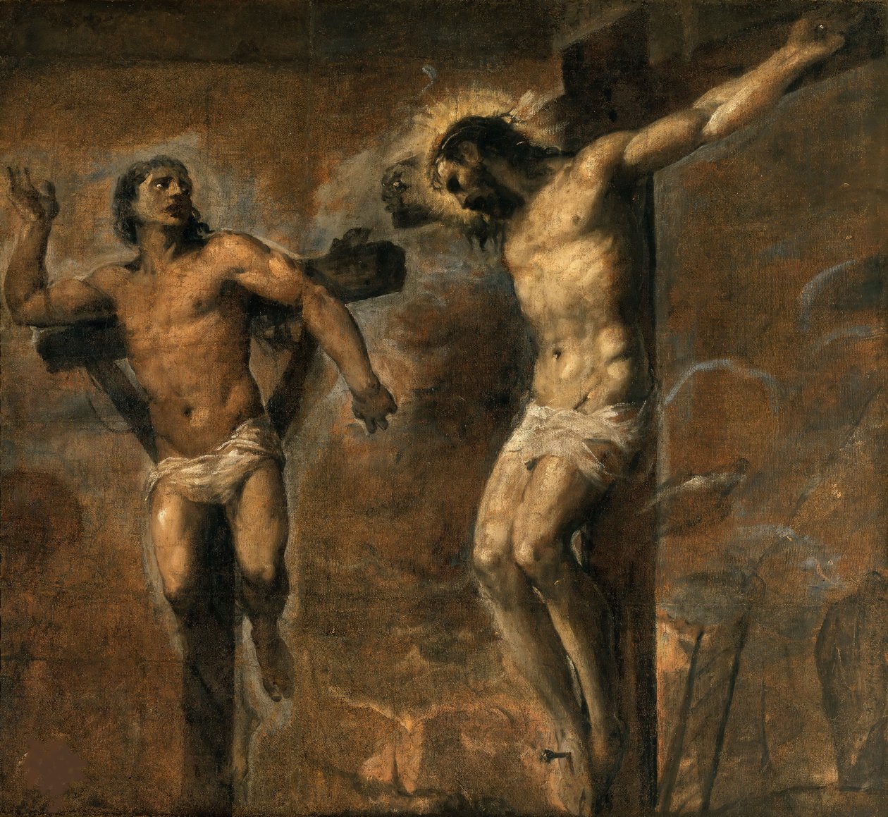 İsa ve İyi Hırsız, yaklaşık 1565-1570. by Titian