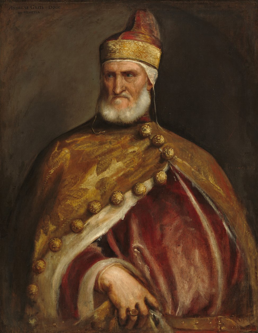 Doge Andrea Gritti, c. 15461550. by Titian