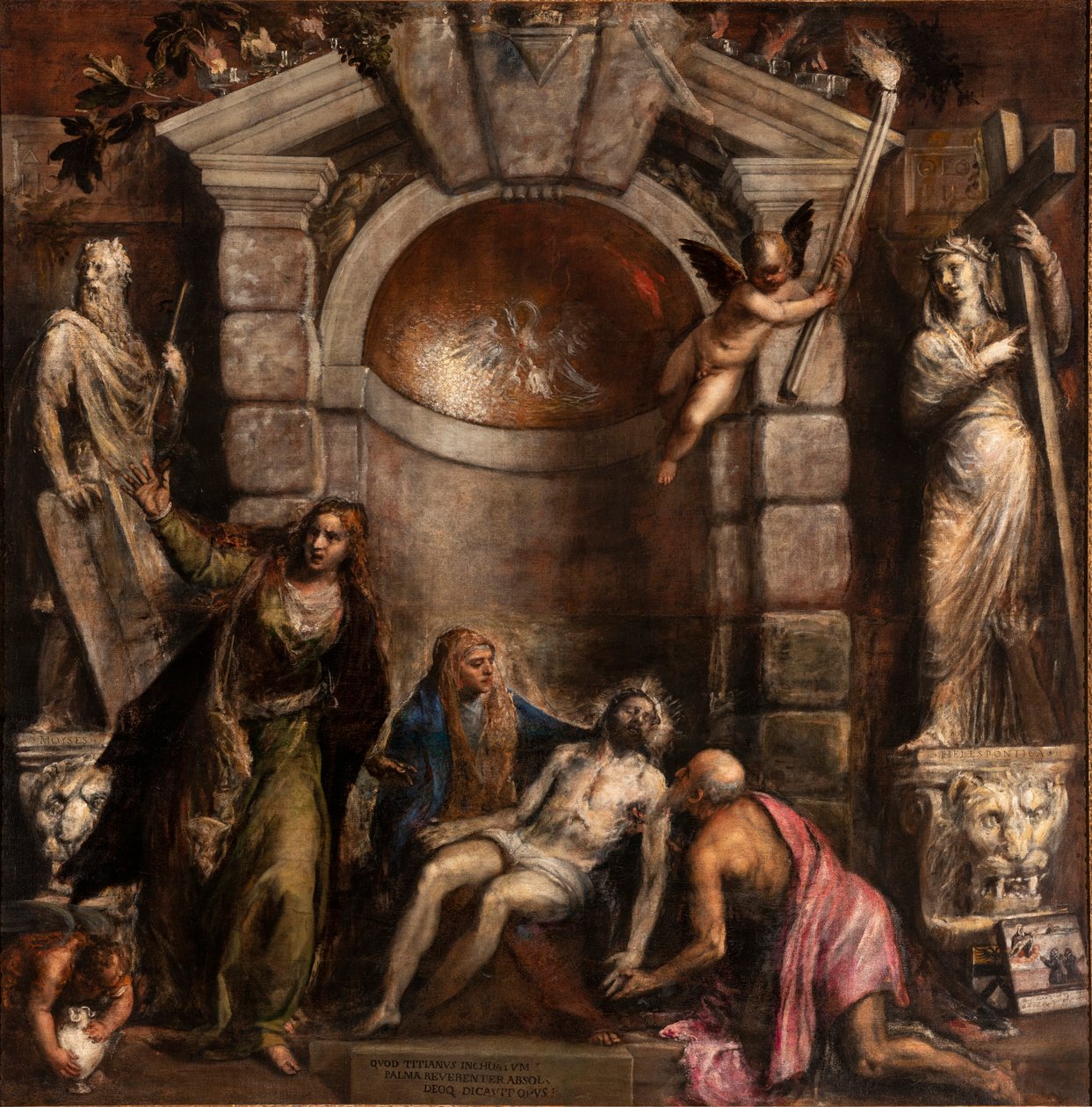 Pieta, 1575-1576. by Titian