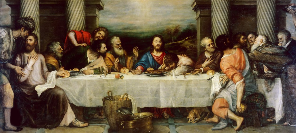 Son Akşam Yemeği, 1557-1564. by Titian