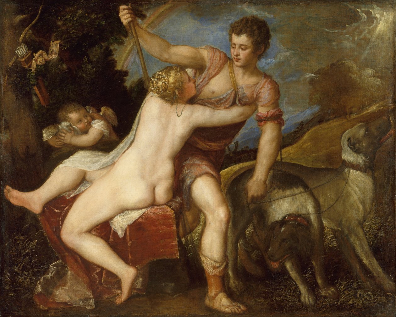 Venüs ve Adonis, 1550