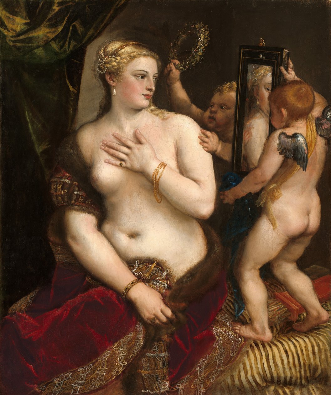 Aynalı Venüs, c. 1555. by Titian