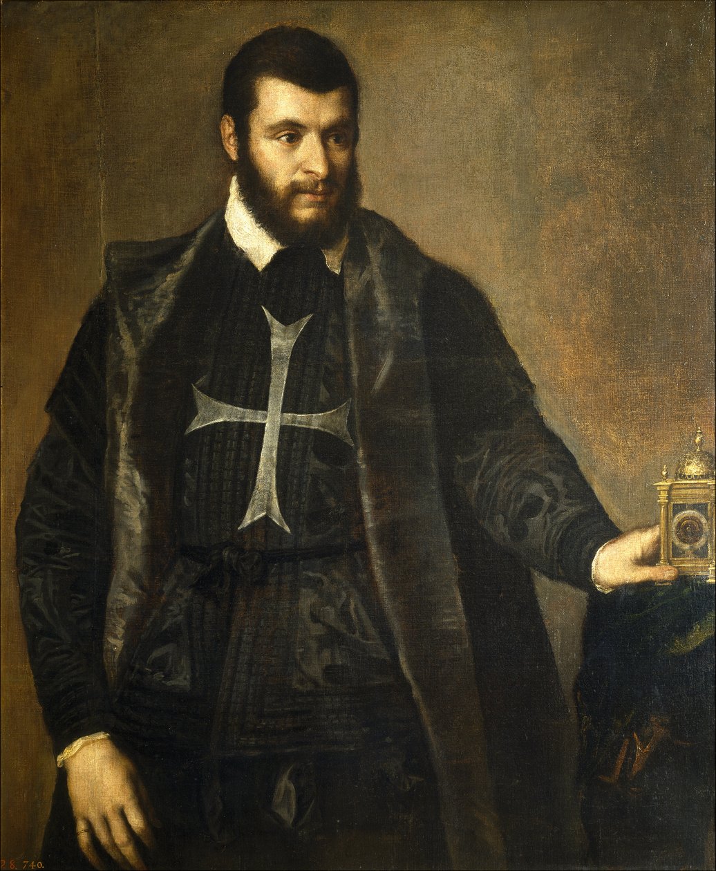 Knight of Malta with watch by Tiziano Vecelli