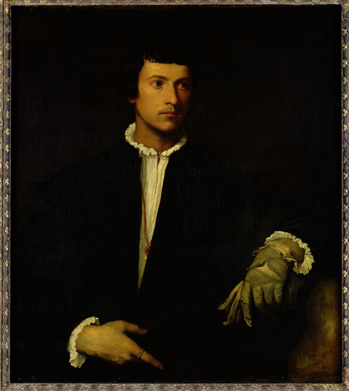 Eldivenli Adam, c.1520 by Tiziano Vecelli